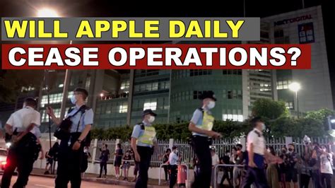 Can Hong Kongs Apple Daily Survive Till This Weekend Youtube