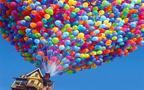 Download Colorful Balloons from Disney's Up Wallpaper - GetWalls.io