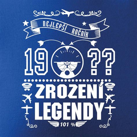 Zrození legendy pro pilota Tílko pánské Core MyShirt cz