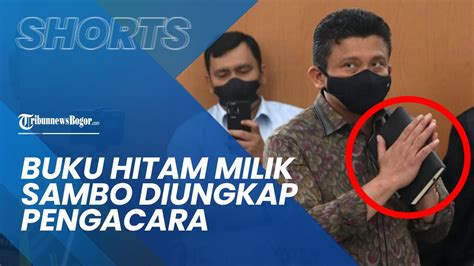 Misteri Buku Hitam Yang Selalu Dibawa Ferdy Sambo Saat Sidang Diungkap