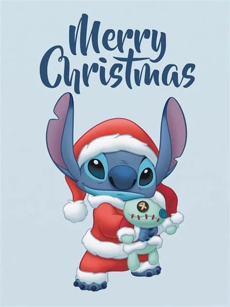 [100+] Christmas Stitch Backgrounds | Wallpapers.com | Cute christmas wallpaper, Lilo and stitch ...