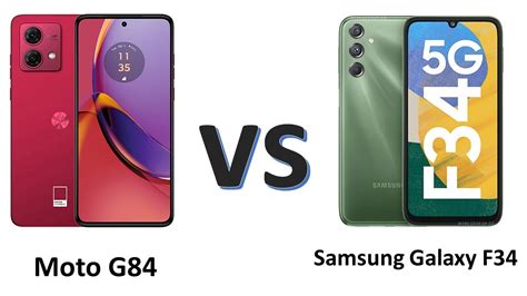 Moto G84 5g Vs Samsung M34 5g Full Comparison Youtube