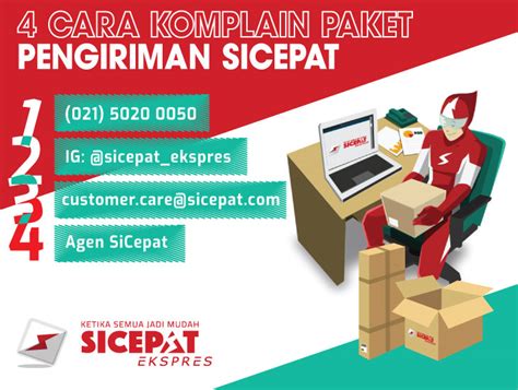 Cara Komplain Paket Pengiriman Sicepat Cekresi