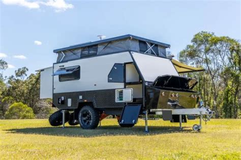 What Is Australian Standard Off Road 13ft Pop Top Hybrid Caravan Camper Trailer With Shower And