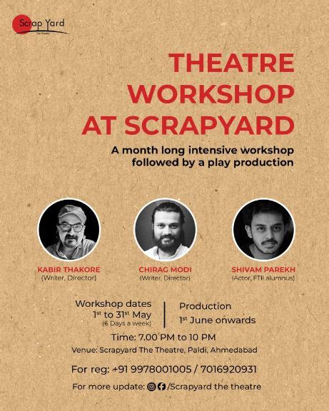 Theatre Workshop At Scrapyard Creative Yatra