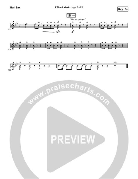 I Thank God Bari Sax Sheet Music Pdf Housefires Jwlkrs Worship