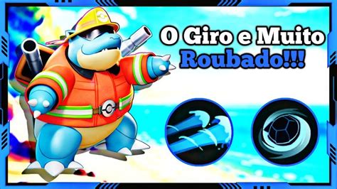 Pokémon Unite 832 Blastoise De Tack Speed Causando Dano Feat Drasti