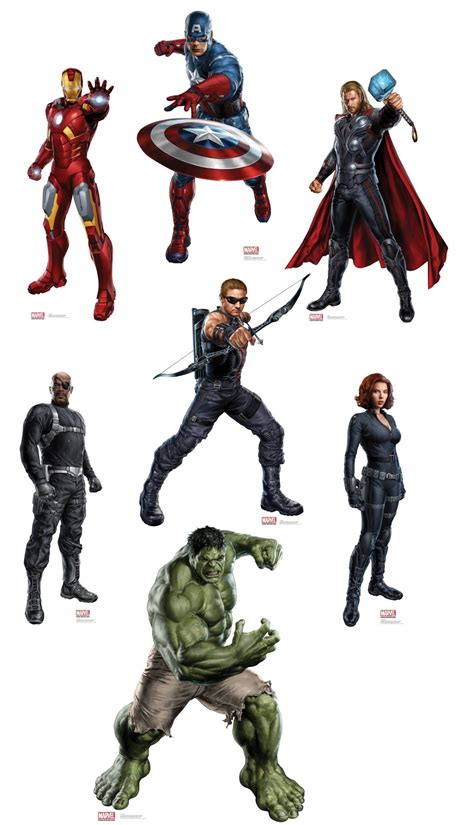 Snackpreview Personajes De The Avengers Impresos A La Venta