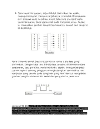 Perbedaan Antara Transmisi Data Serial Dan Paralel PDF