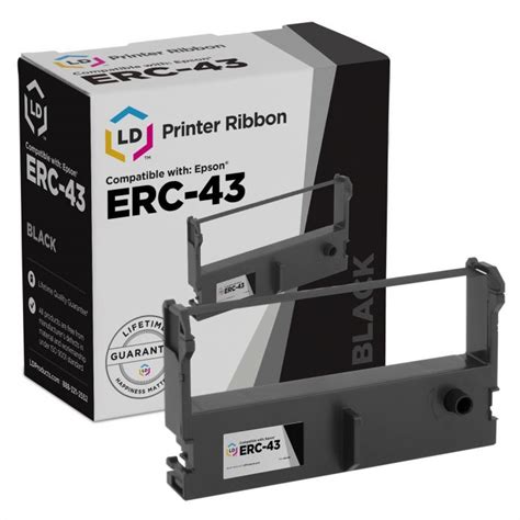 ERC 43 Black Printer Ribbon For Epson LD Products