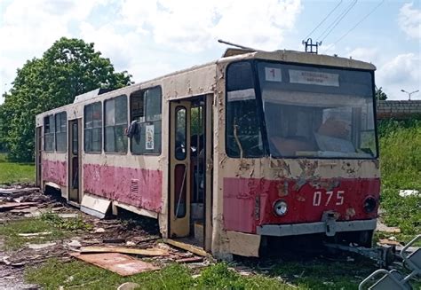 Kursk Tatra T6B5SU Nr 075 Foto Elektrischer Nahverkehr