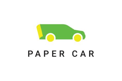 Unique Paper Car Logo Template Graphic by colorify_design · Creative Fabrica