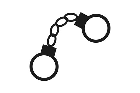 Handcuffs Icon, Simple Style Graphic by nsit0108 · Creative Fabrica