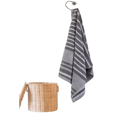 Trident Tru Melange Bath Towel Grey Costco Australia