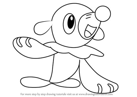 Dibujos De Popplio Para Imprimir Y Colorear Pokemon