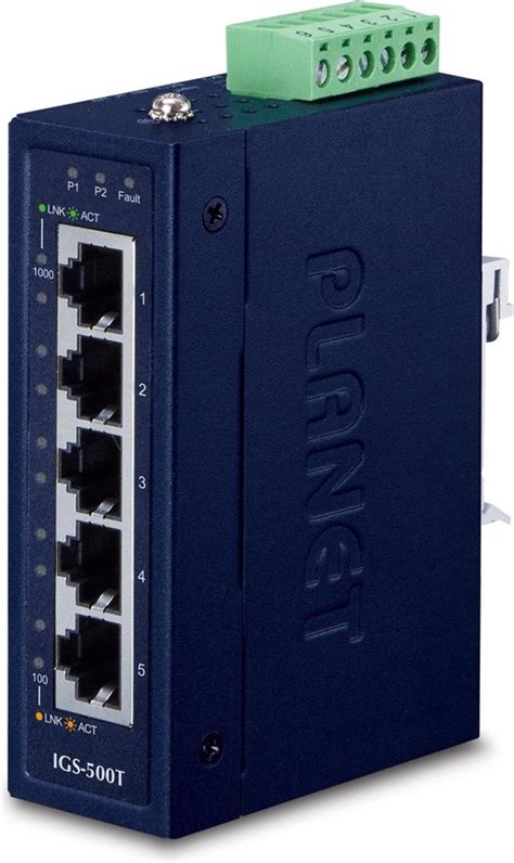 PLANET IGS-500T netwerk-switch Unmanaged Gigabit Ethernet (10/100/1000 ...