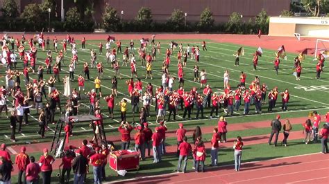 USC Trojan Marching Band 2014 Alumni Band Plays Tusk At Pratice YouTube