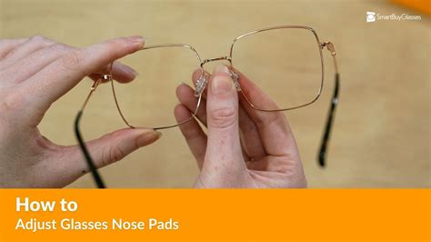 How To Adjust Glasses Nose Pads Youtube