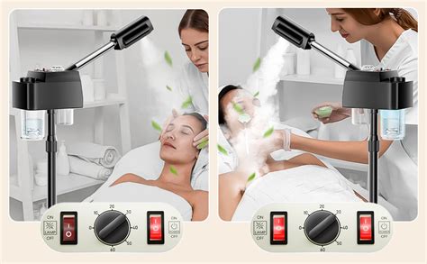 Hytobp Professional Facial Steamer With 5x Magnifying Lamp 2 In 1