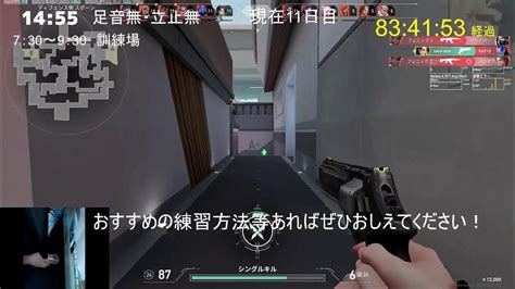 【研究】ゲームvalorantを仕事みたいにしてみる。【11日目】※3か月間訓練所とデスマッチのみ シェリフ縛り【火曜定休】 Youtube