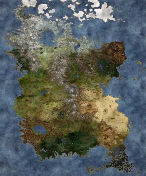 Antonica The Main Continent Of Everquest S Norrath Wonderdraft Fantasy World Map World Map