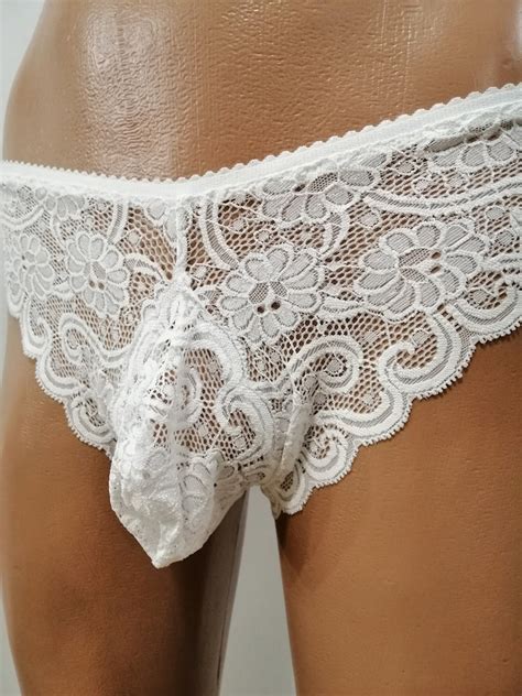 Brazilian Bikini Man Mens Brazilian Bikini White Panties Etsy