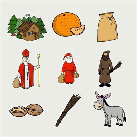 Winter > Samichlaus – Set – bilder-garten.ch