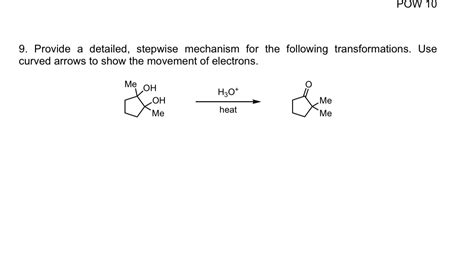 Solved Provide A Detailed Stepwise Mechanism For The Chegg