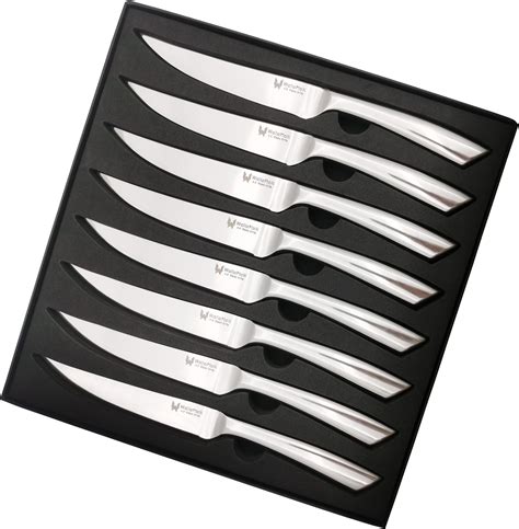 Amazon Ishetao Steak Knife Set Of Inches Dishwasher Safe