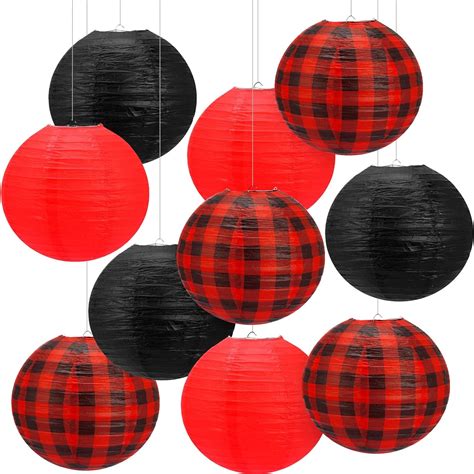 Amazon Vihose Pcs Christmas Hanging Lanterns Buffalo