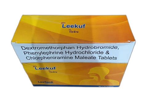 Dextromethorphan Hydrobromide Phenylephrine Hydrochloride And Chlorpheniramine Maleate Tablets