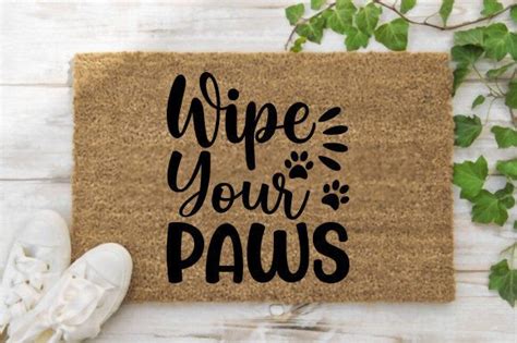 Wipe Your Paws Svg Graphic By Designsquare Creative Fabrica