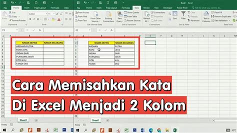 Cara Memisahkan Kata Di Excel Mama Baca Hot Sex Picture