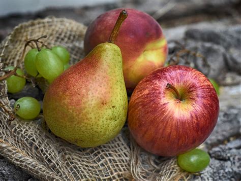 Fruta Manzana Pera Foto Gratis En Pixabay