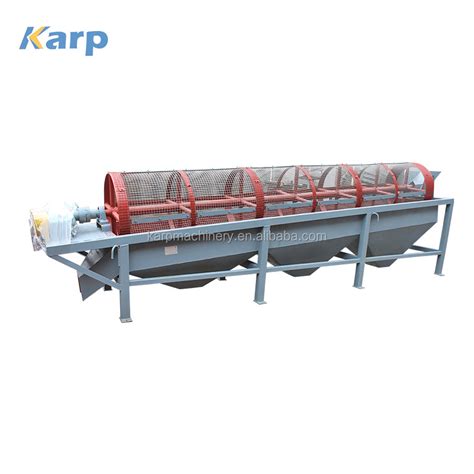 Onion Classification Rotary Drum Sieve Machine Trommel Screen Sieving ...