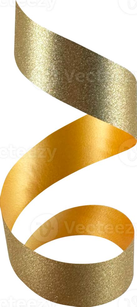 Gold Festive Glitter Ribbon 35889434 PNG