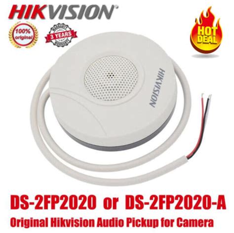 Original HiKvision DS 2FP2020 HIFI Microphone Mic Audio Pickup For CCTV