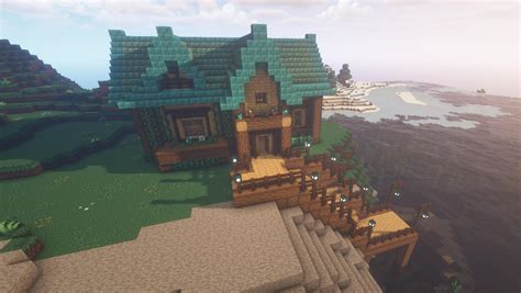 Starter home with copper roof. Thoughts? : r/Minecraftbuilds