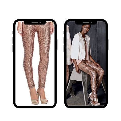 Bcbg Pants And Jumpsuits Viral Bcbg Bronzegold Sequin Selby Leggings