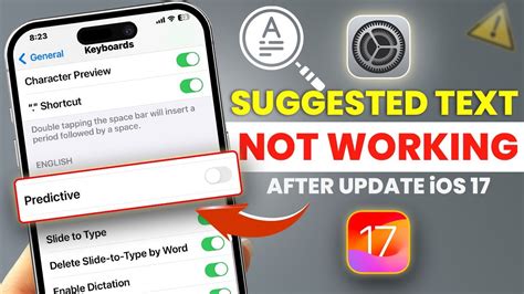 How To Fix Predictive Text Not Working Issue After The Ios Update