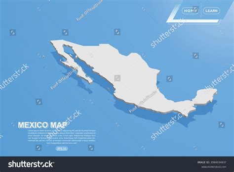 Mexico Map World Map International Vector Stock Vector (Royalty Free ...