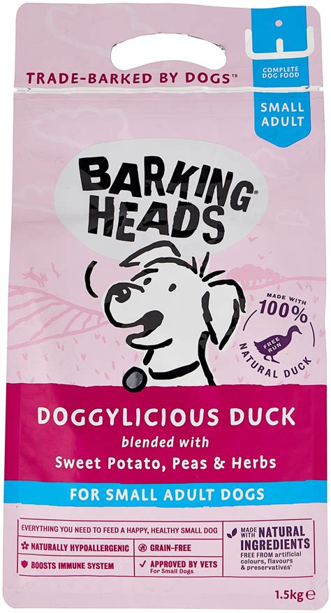 Сухой корм для собак Barking Heads Восхитительная утка, беззерновой ...