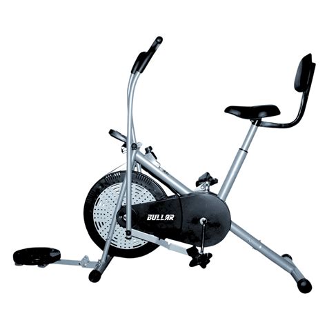 Air Bike Exercise Cycle with Adjustable Cushioned Seat, Moving Handles