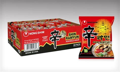 Nong Shim Noodles Groupon Goods