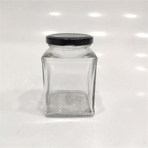 Ml Itc Square Glass Jar For Dry Fruits Storage At Piece In