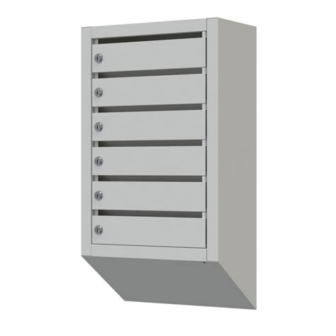 Поштова скринька металева на 6 комірок в під'їзд - EMT Express