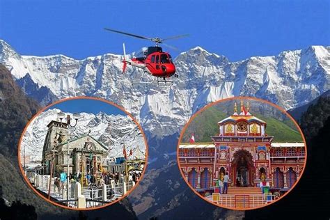 Kedarnath & Badrinath By Helicopter Tour | Do Dham Yatra Helicopter ...