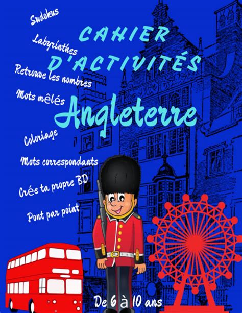 Buy Cahier D Activit S Angleterre Pages De Jeux Et Solutions Pour