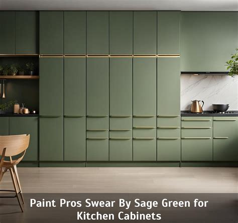 Paint Pros Swear By Sage Green for Kitchen Cabinets - Corley Designs