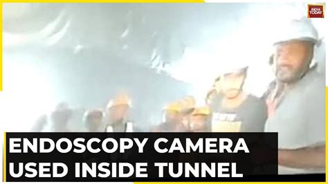 First Visuals Of Workers Trapped Inside Uttarkashi Tunnel Surface Youtube